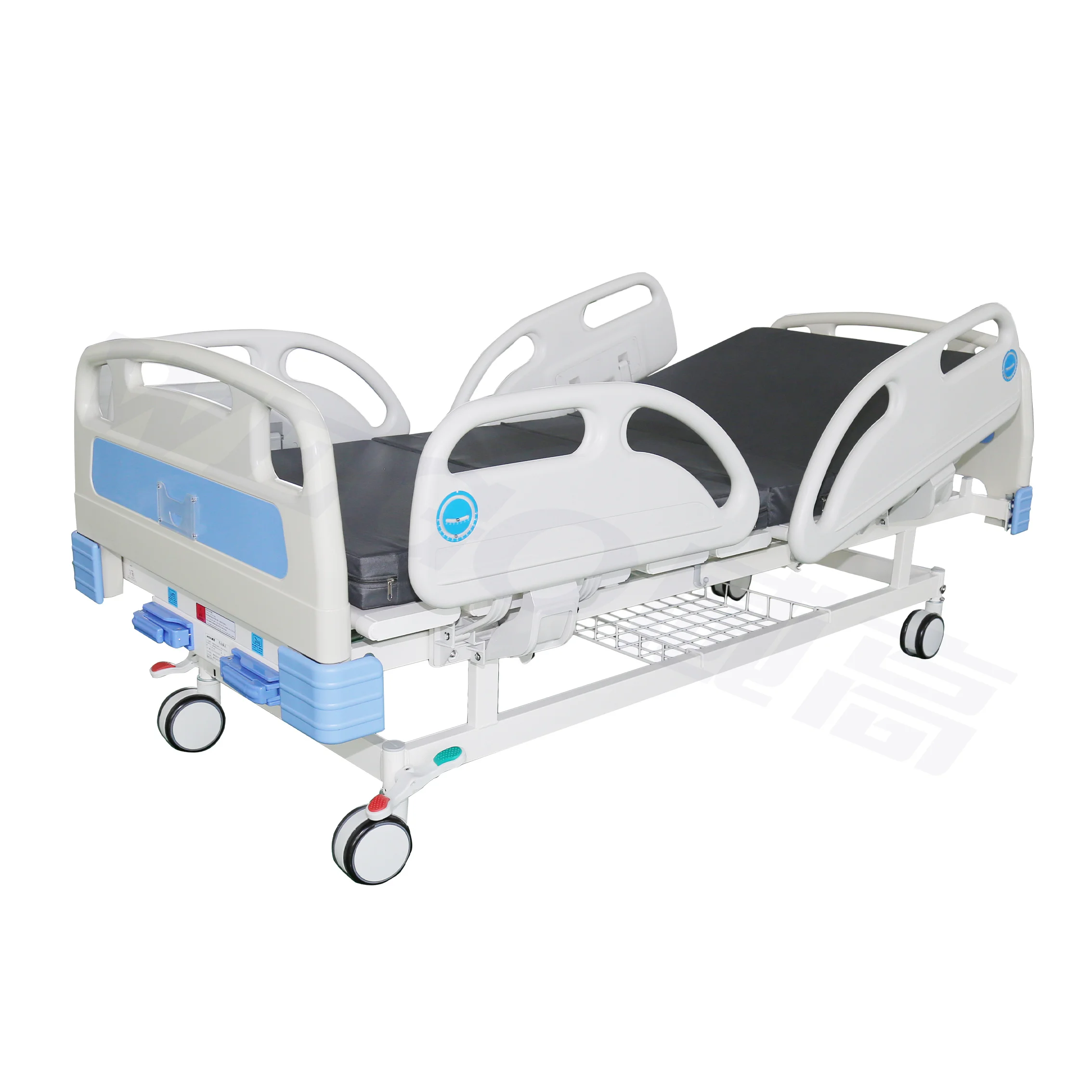 WEGO wholesale ABS manual double shake two-function nursing medical bed elderly patient hospital bed