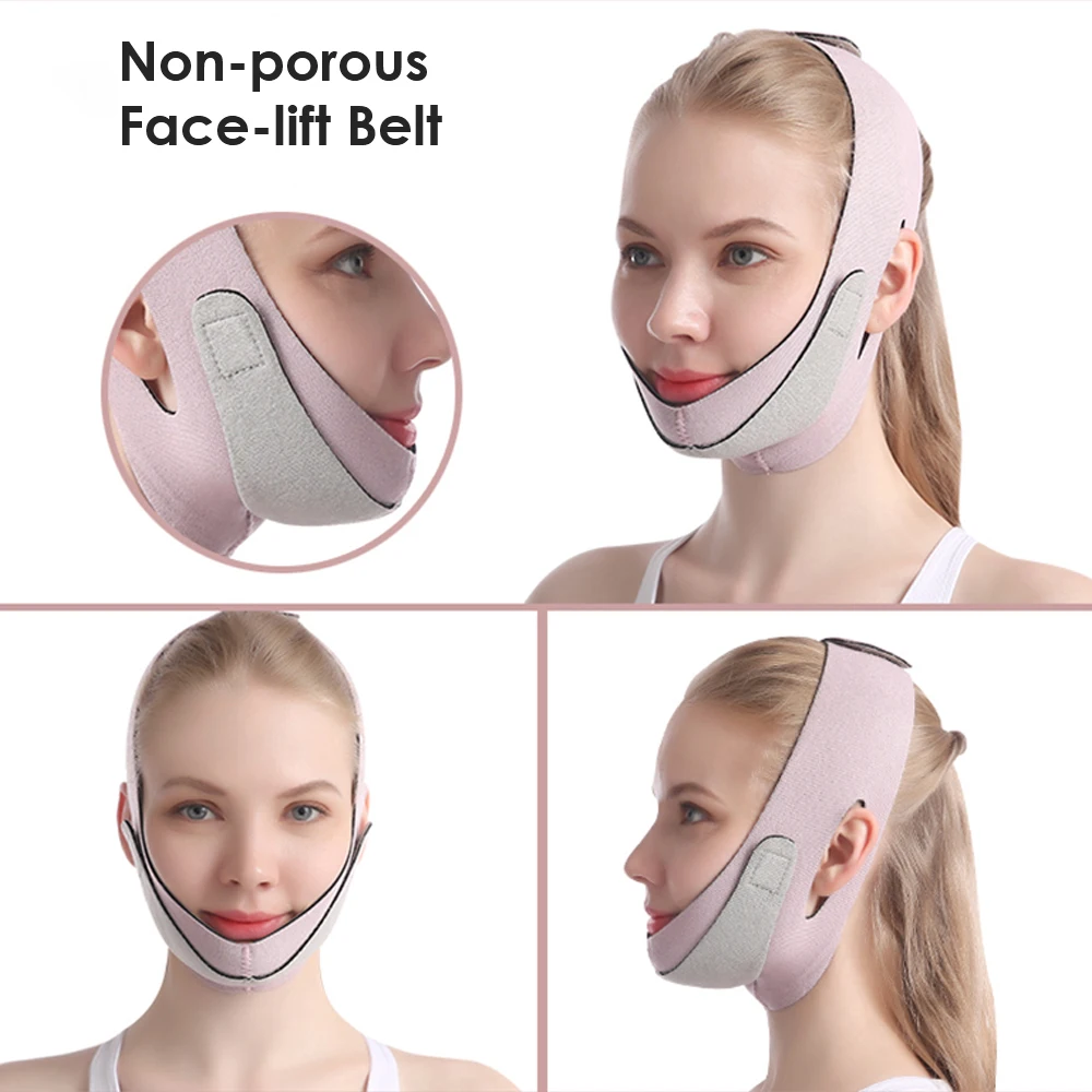 V Line Shape Face Lifting Belt Facial Slimming Band Anti Wrinkle Face Bandage