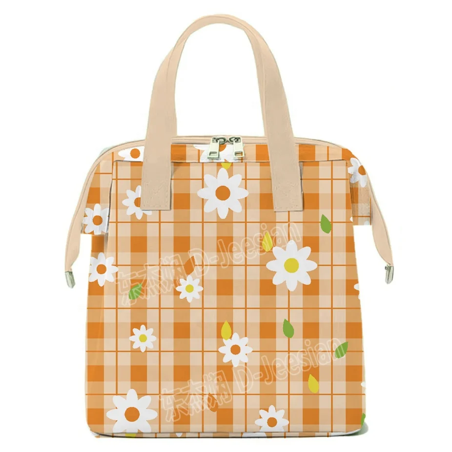 Custom Lunch Bag for Work/Picnic/Camping Reusable Lunch Bags Insulated Lunch Box