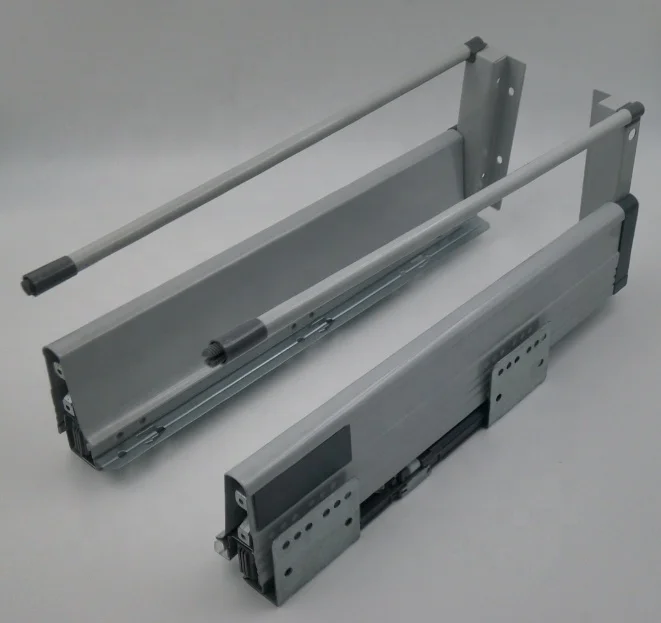 Kitchen cabinet hardware  Tandem box slide soft closing box slide