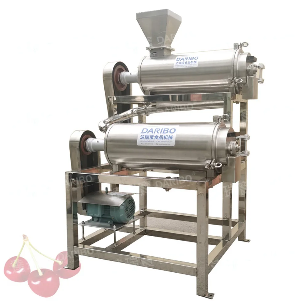 2023 DARIBO Mango Jam Juice Juicer Double Chamber Peach Juicing Equipment for Sale