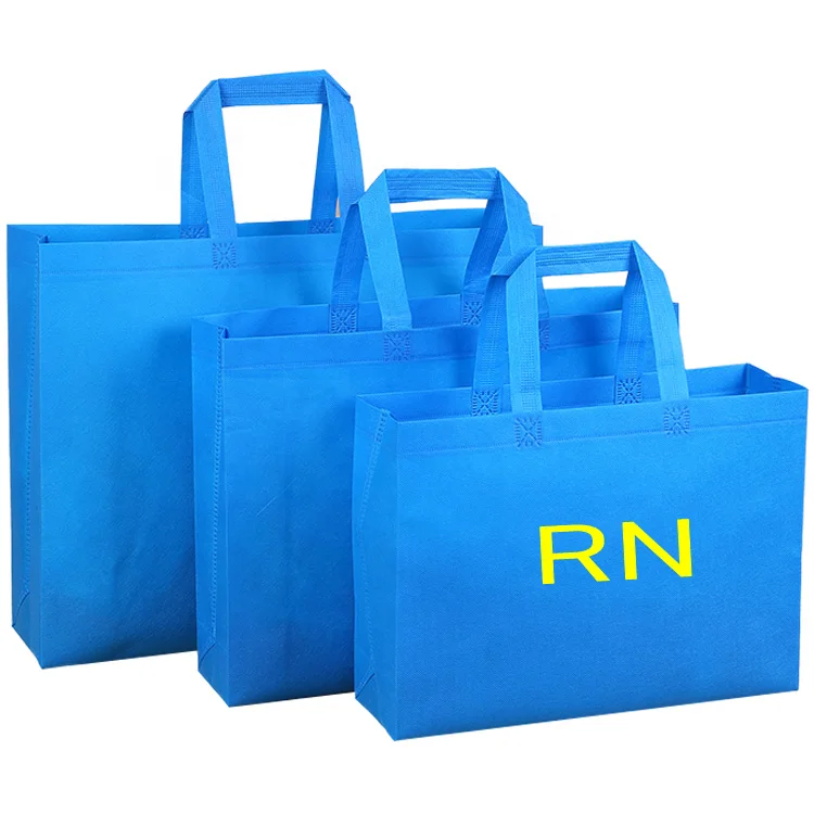Custom Logo Silkscreen Printing Eco-friendly promotional ultrasonic sealing type pp non woven shopping carry bags