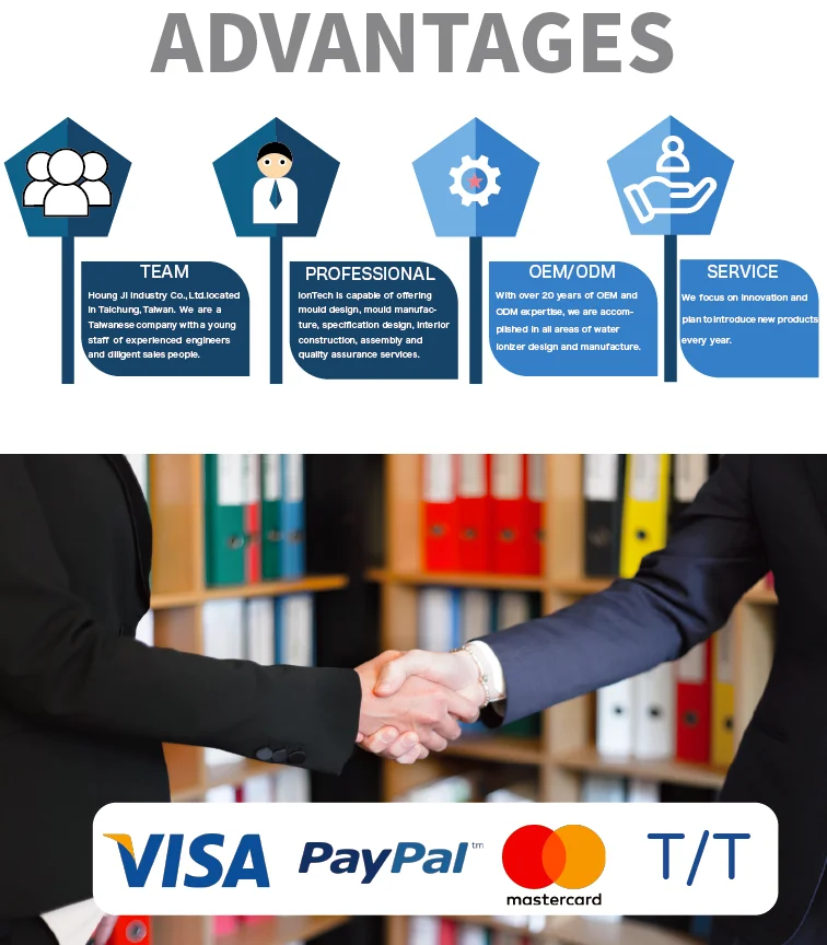 IT-588 Iontech high efficiency mini countertop alkaline water ionizer