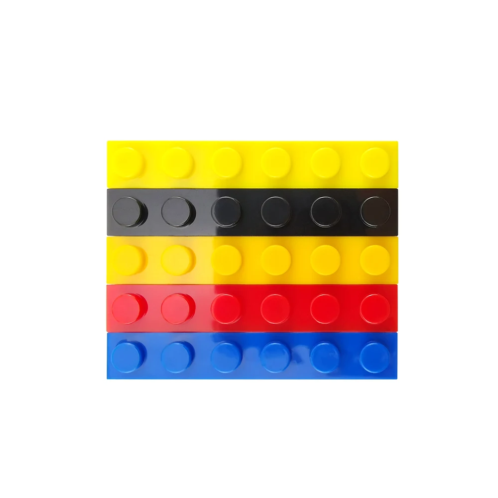 Part 3666 Plate 1x 6 Block Toys Robotics Education Building MOC Toy Bricks