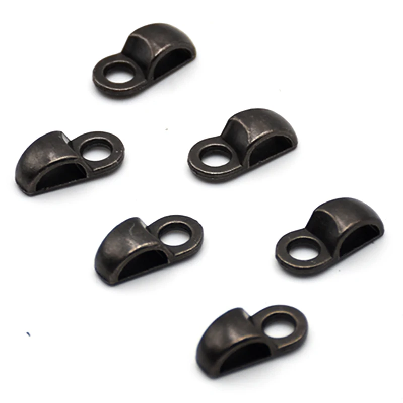 High Quality Gun Metal Custom Logo Metal Boot Eyelet Hooks