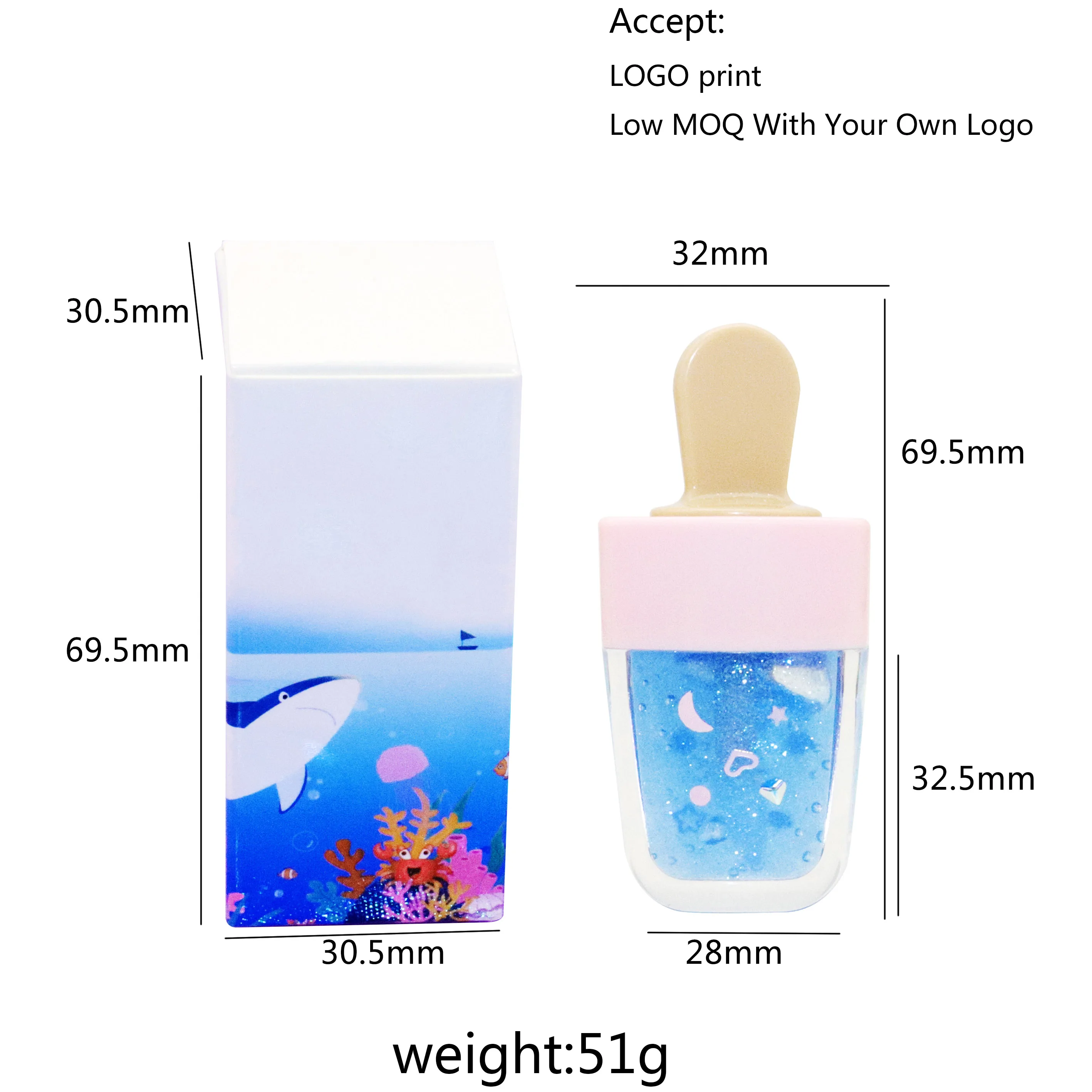 Private Label Vegan Fruit Flavored Hydrating Moisturizing Lip Plumper Long Lasting Lip Gloss Flavoring Oil