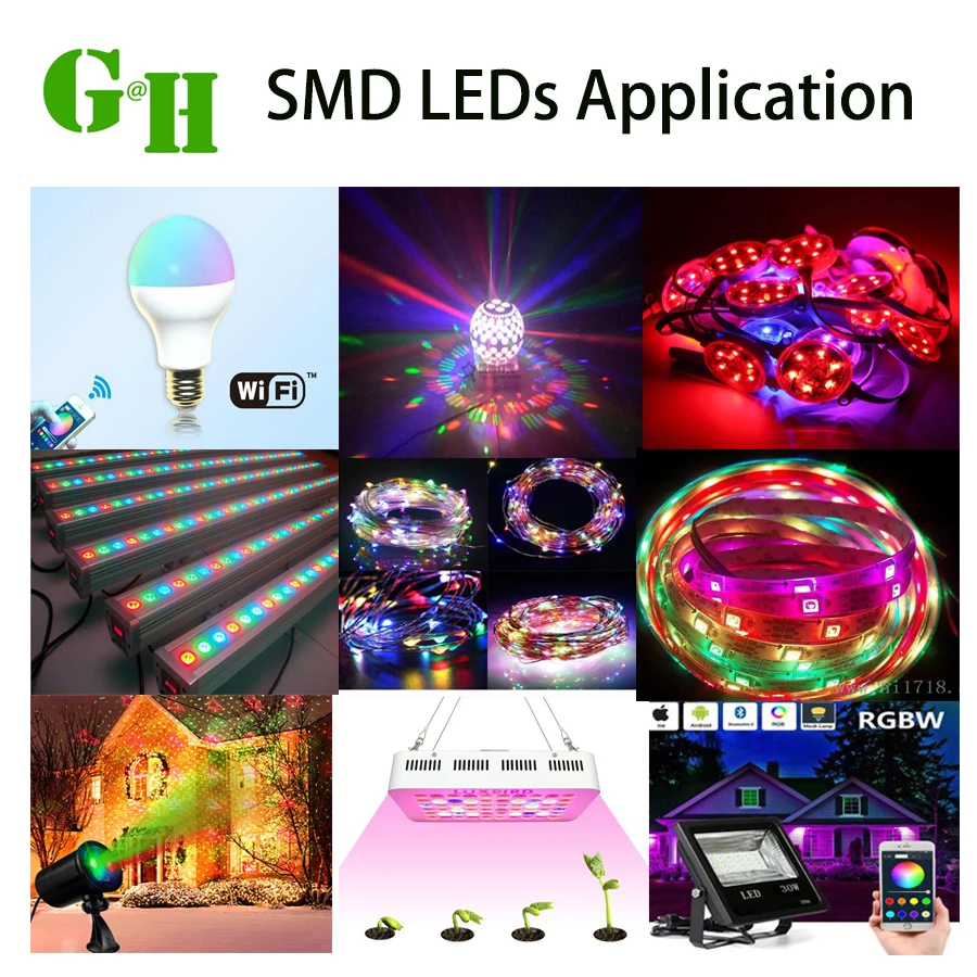 Free Sample LM301B LM301H 0.2W 0.5W 1W SMD LED Diode 3030 5050 2835 White LED SMD Grow Chip from LED outdoor light grow light
