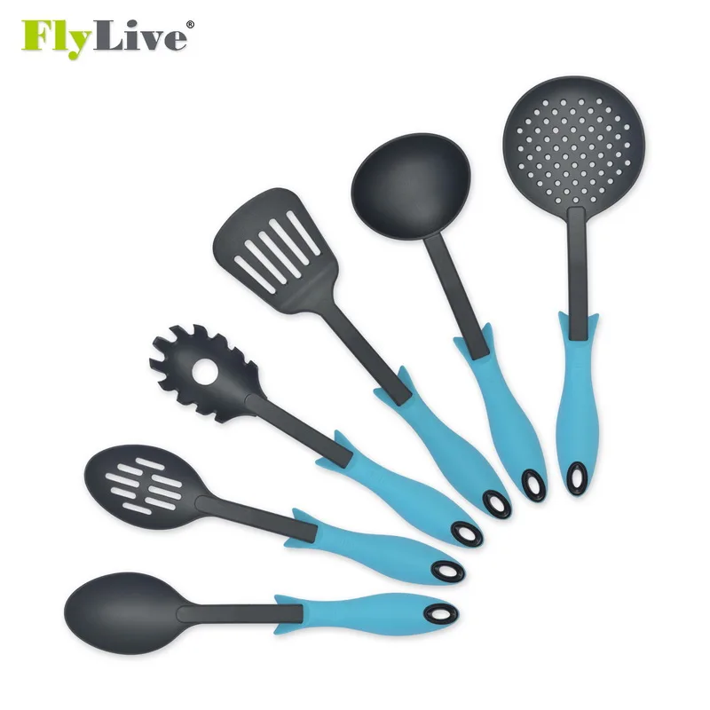 
6 Piece Set Nonstick Cookware Bakeware Elevate Kitchen Utensil Set of Flylive Factory Cooking Tool Sets Home Kitchen 