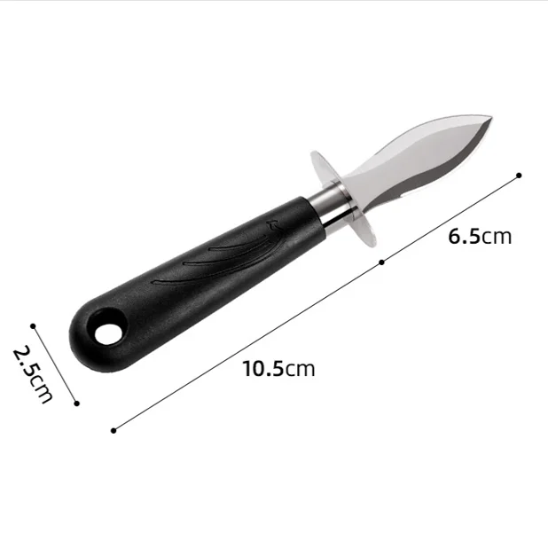 Professional stainless steel Oysters Shucking knife seafood tool Scallop mussels oysters knife with Premium Quality PP handle