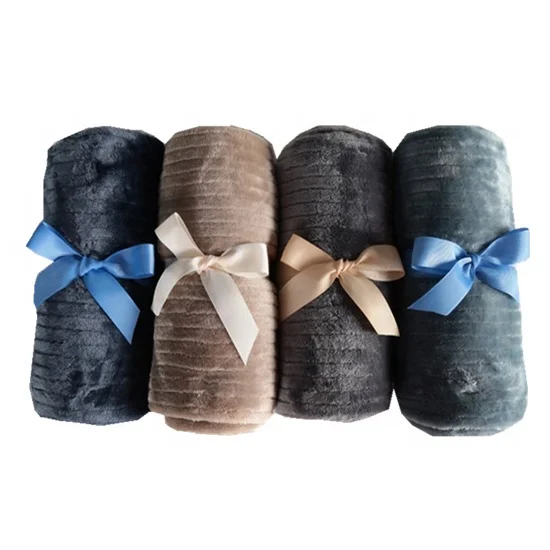 Оптовая продажа супер мягкое фланелевое одеяло из 100% полиэстера с тиснением Тканое