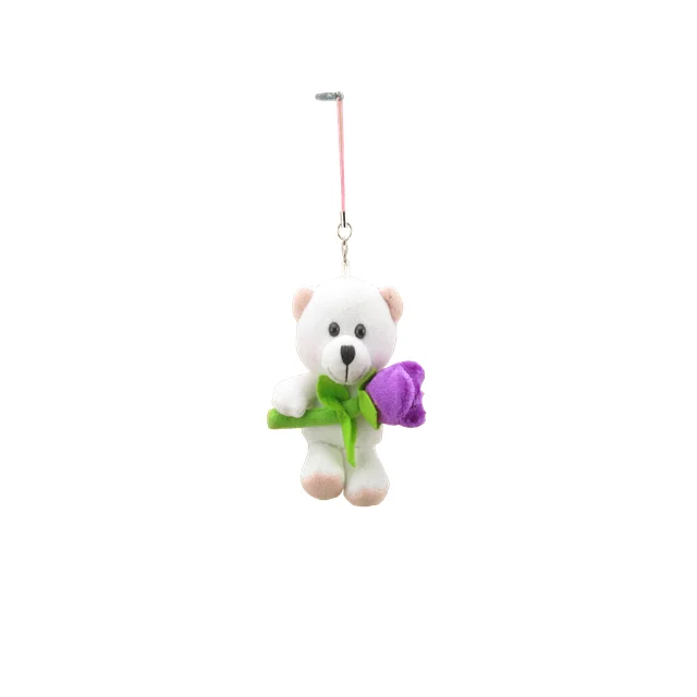 Familiar in oem odm factory eco-friendly custom soft plush bear key chain
