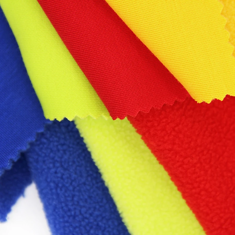 Premium Knit 340GSM Medium Weight Fleece Cotton Polyester Fabric for Hoodies Sweatshirt