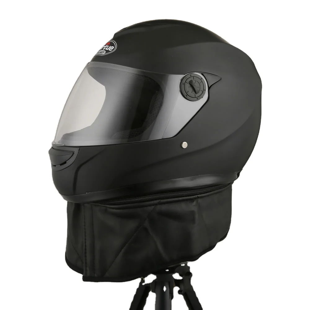 Virtue ABS Adult Full Face Helmets Sports Riding Helmets Motocyle Helmets China WHITE/BLACK S/M/L/XL Safe Driving MD-101B /