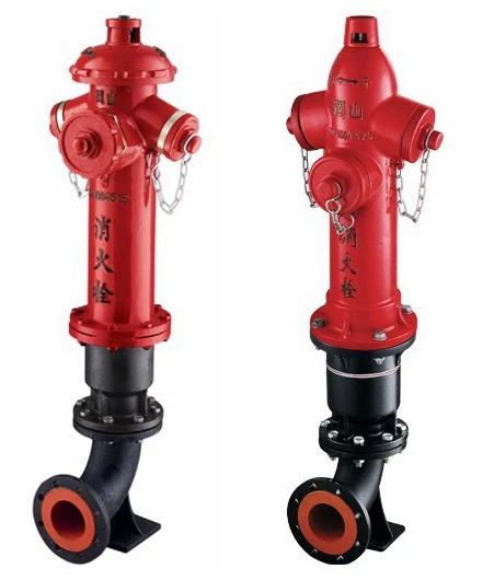 BS750 DN100 inlet ground 65mm two way fire hydrant with NH coupling