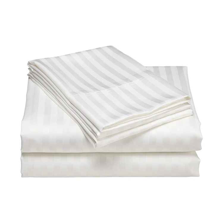 CFL Hospitality Supplies Bedsheet Direct Factory Wholesale Cotton White Hotel Luxury Bedding Set