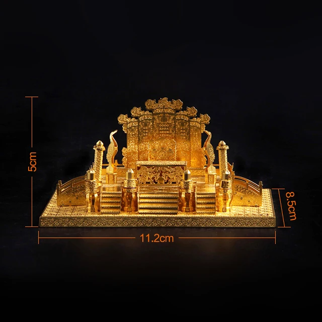 3D metal model puzzle ZhengDaGuangMing Palazzo artificial Copper DIY China souvenirs world architecture building model crafts