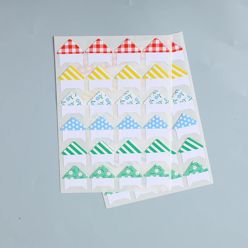 Mixed Color Custom Decorative Transparent PVC Self-Adhesive Photo Corner Stickers