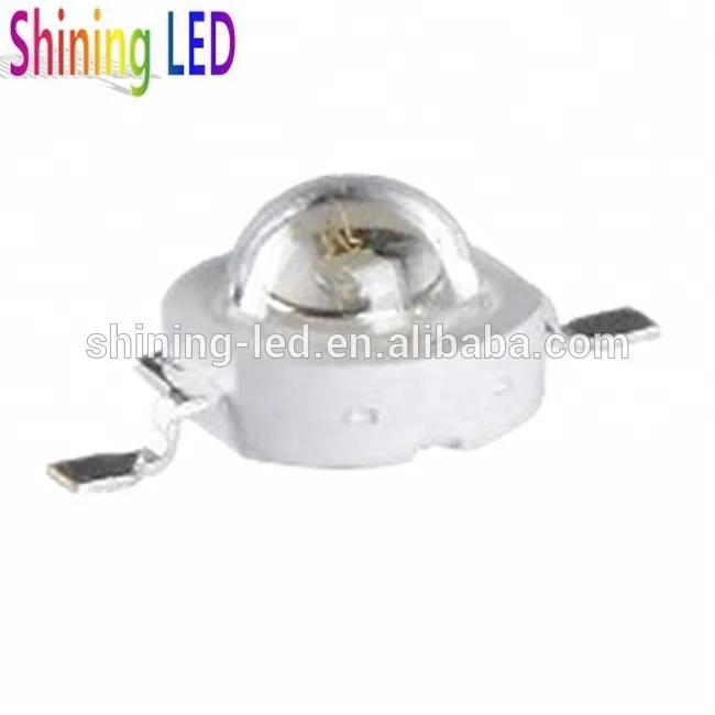 High Power Purple Ultraviolet 3W 365nm 375nm 385nm 395nm 405nm 415nm 425nm 435 UV LED Chip with dia 20mm Star PCB heatsink base