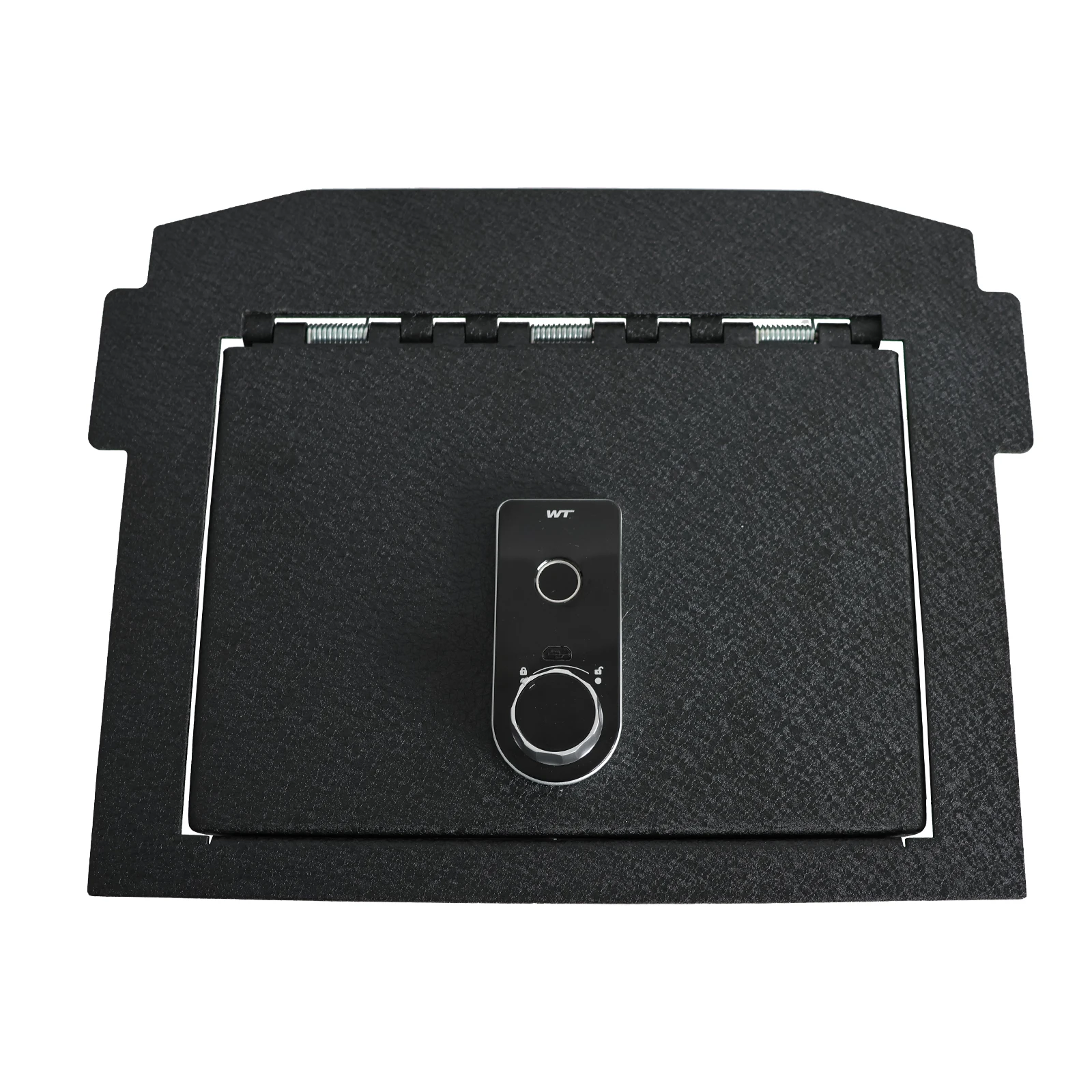 Fingerprint Car Gun Safe Console Vault Compatible with 2022 Dodge RAM TRX, Vehicle Security Gun Storage.