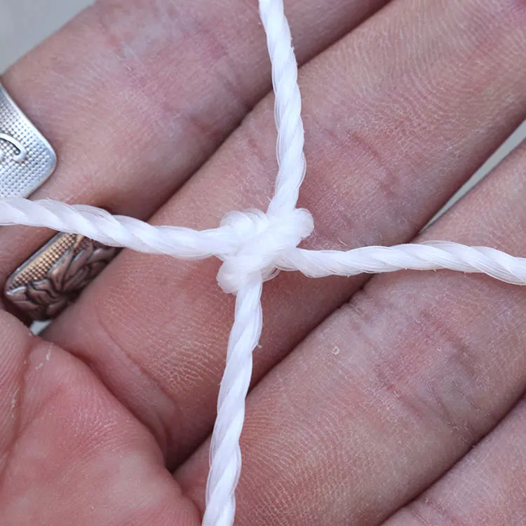 Factory Price 3 5 7 11 Players Football Game Training Polyethylene Football Net With Knots