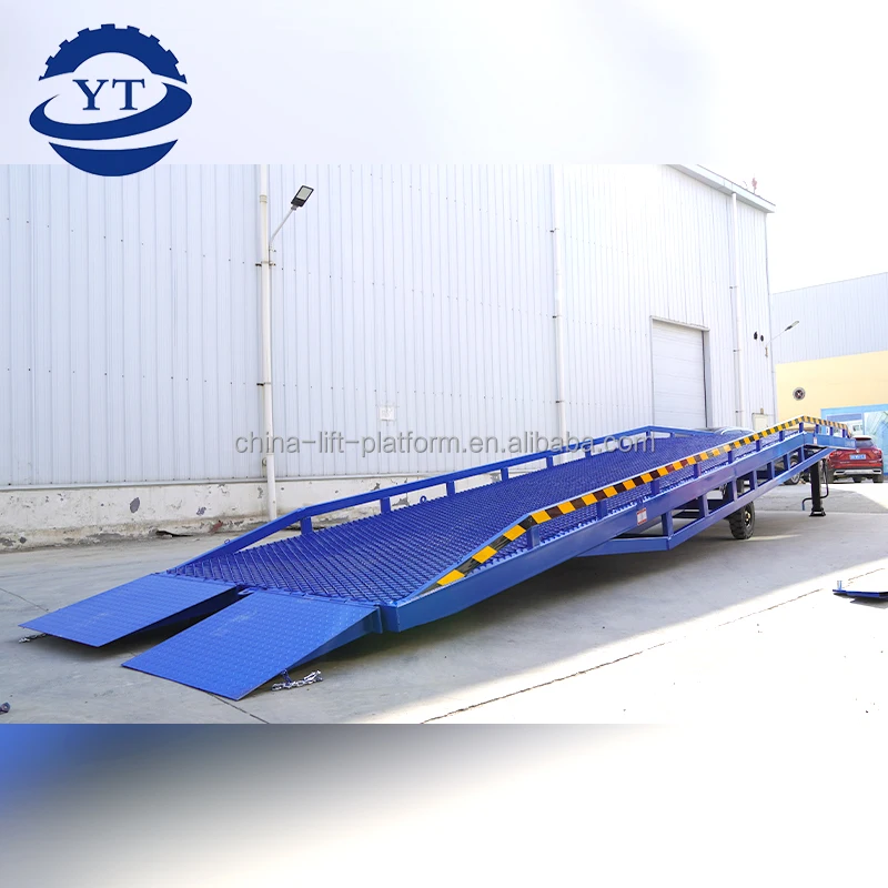 Warehouse electric hydraulic dock leveler mobile container load yard ramp Boarding Bridge