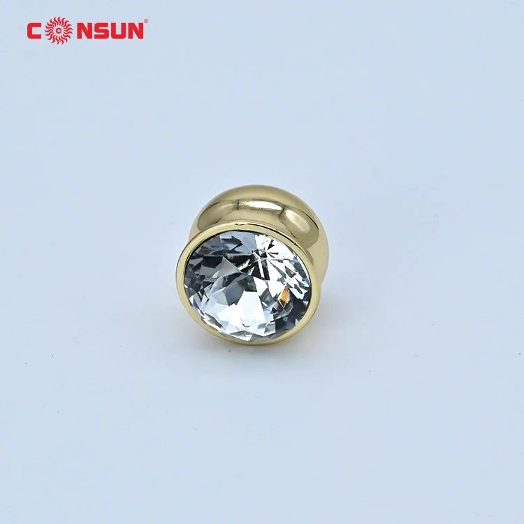 CSK-115-S Hot Sale Furniture Hardware Accessories Cabinet Door Diamond Crystal Handle
