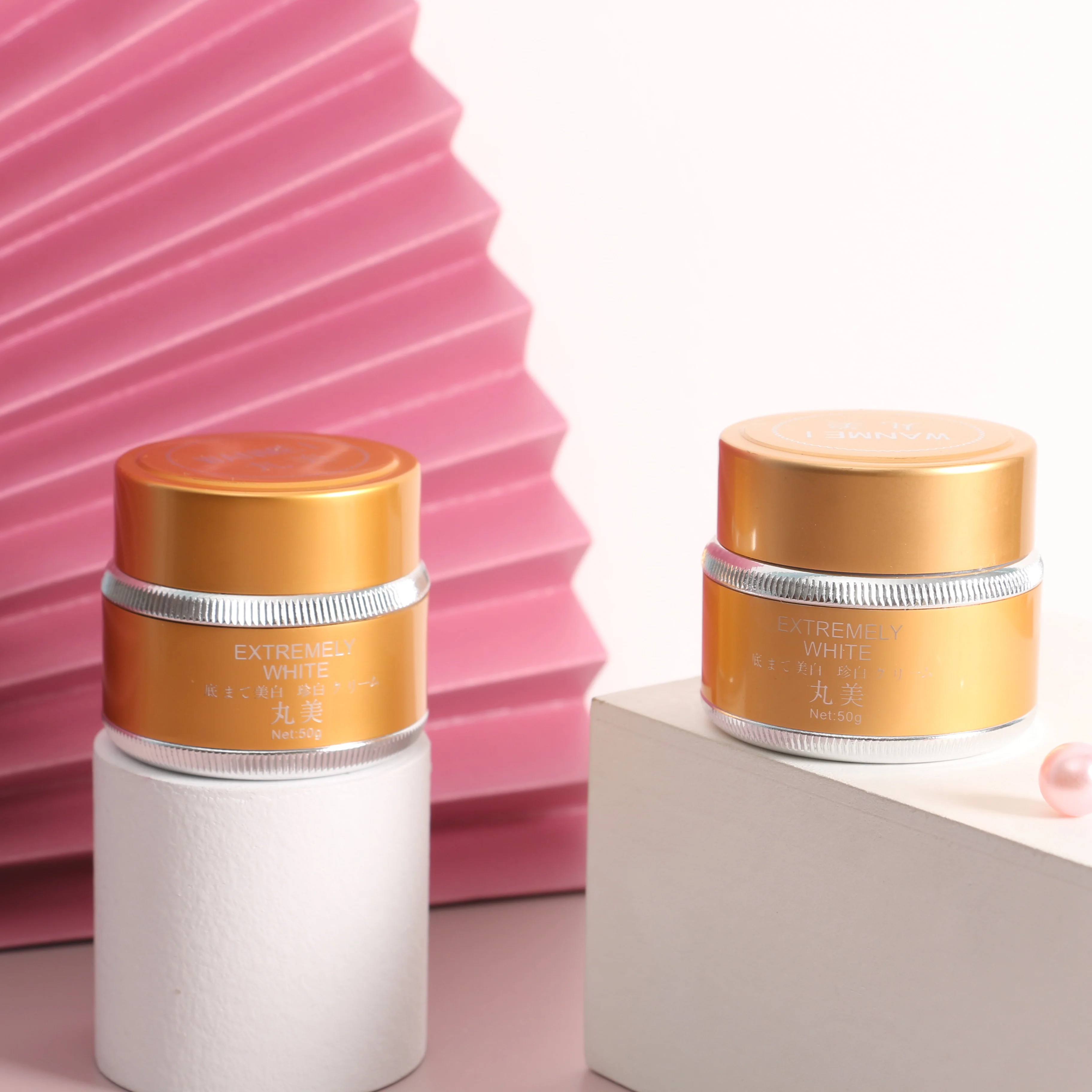 Exclusive Metal Cosmetic Tin Ointment Jar Protective Seal Nude Color Rectangle 15 grams 50g Double Wall Silver Cap for Men