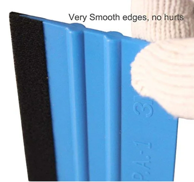 Factory price 10*7cm Squeegee Vinyl Film Tool Scraper Car Scraper With Custom Logo