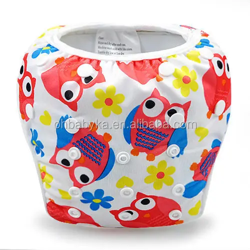 Cute Prints Baby Swimming Diapers OEM Private Branding Making Baby Swimming Pants Diaper