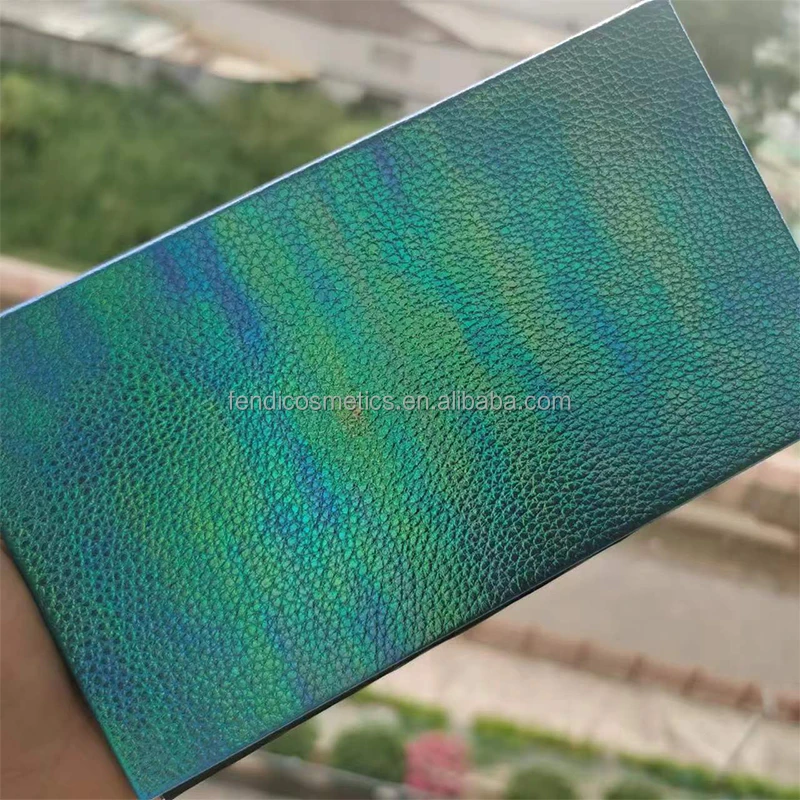 Empty Shiny Mermaid Empty Makeup Case Cardboard Empty Magnet Eyeshadow Palette Container