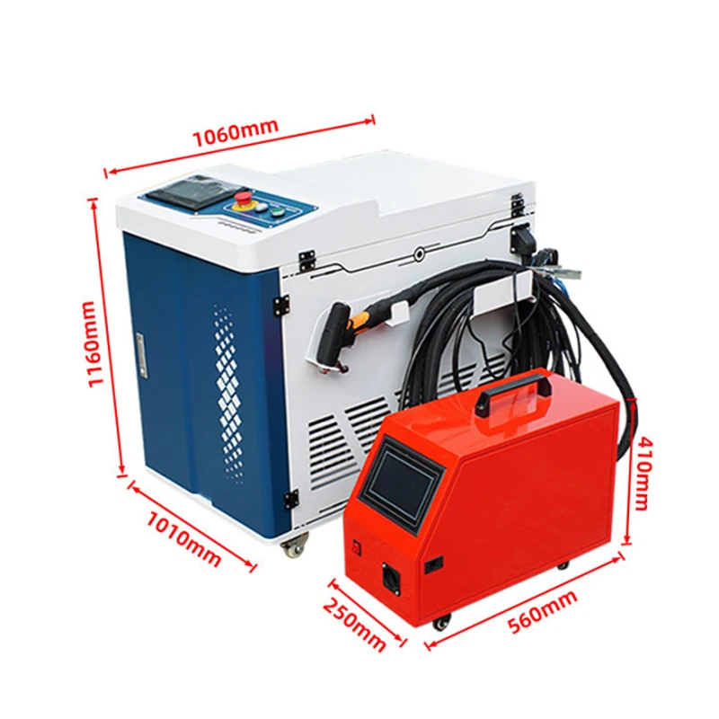1500W handheld laser welding machine for butt, edge, corner, tee and lap joints