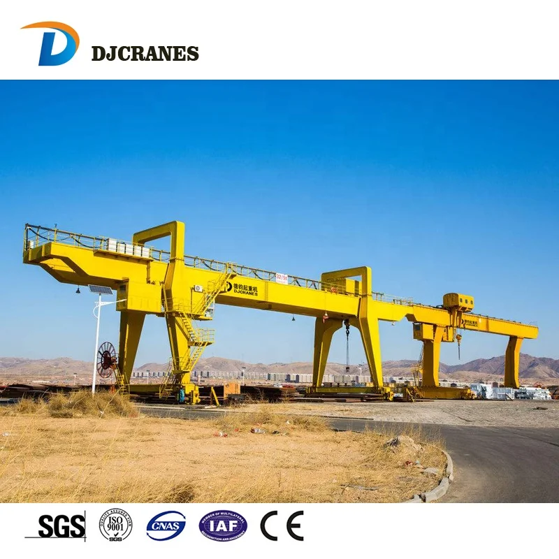 double beam gider bridge gantry crane traveling lifting stepless speed