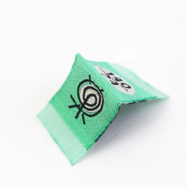 Оптовая продажа, обложка книги, складная этикетка, тканые этикетки, индивидуальные этикетки для одежды