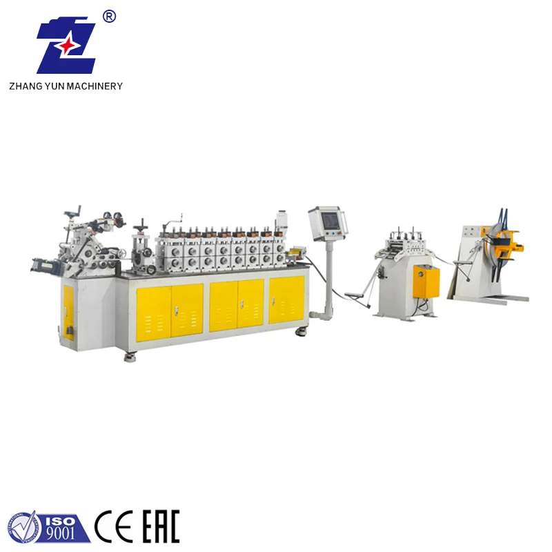 Superior Techniques Metal Drum Ring Hoop and Wheel Rim V Band Clamp Roll Forming Machine With TUV CE certificate