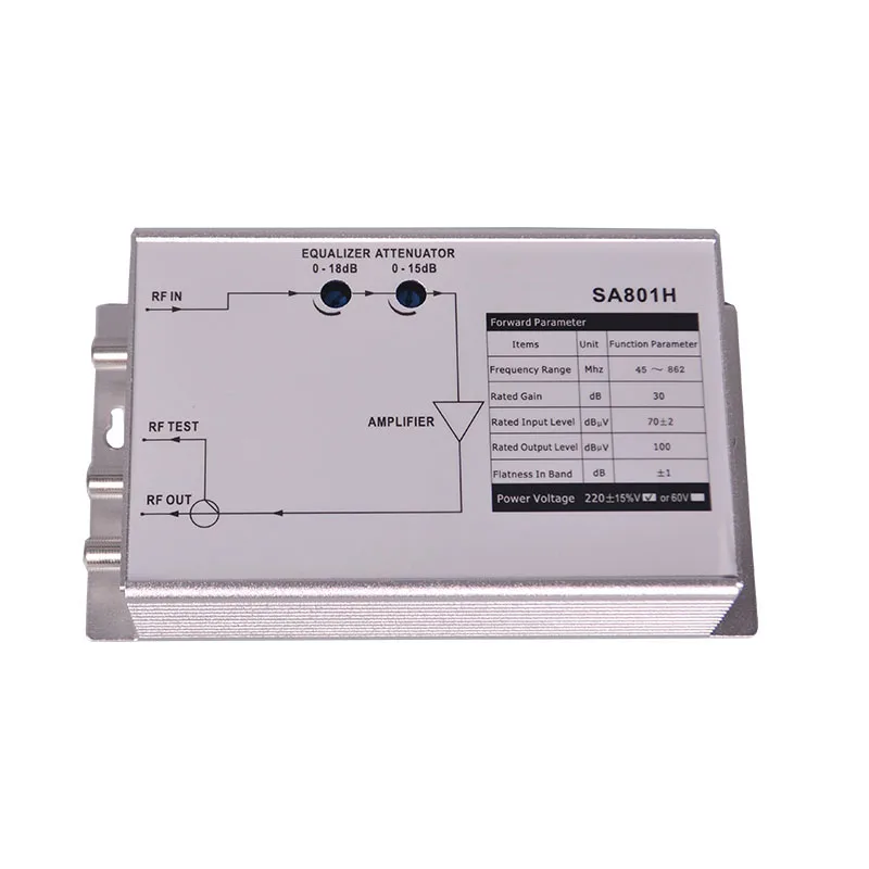 RF amplifier CATV  high power amplifier Indoor Bidirectional Amplifier