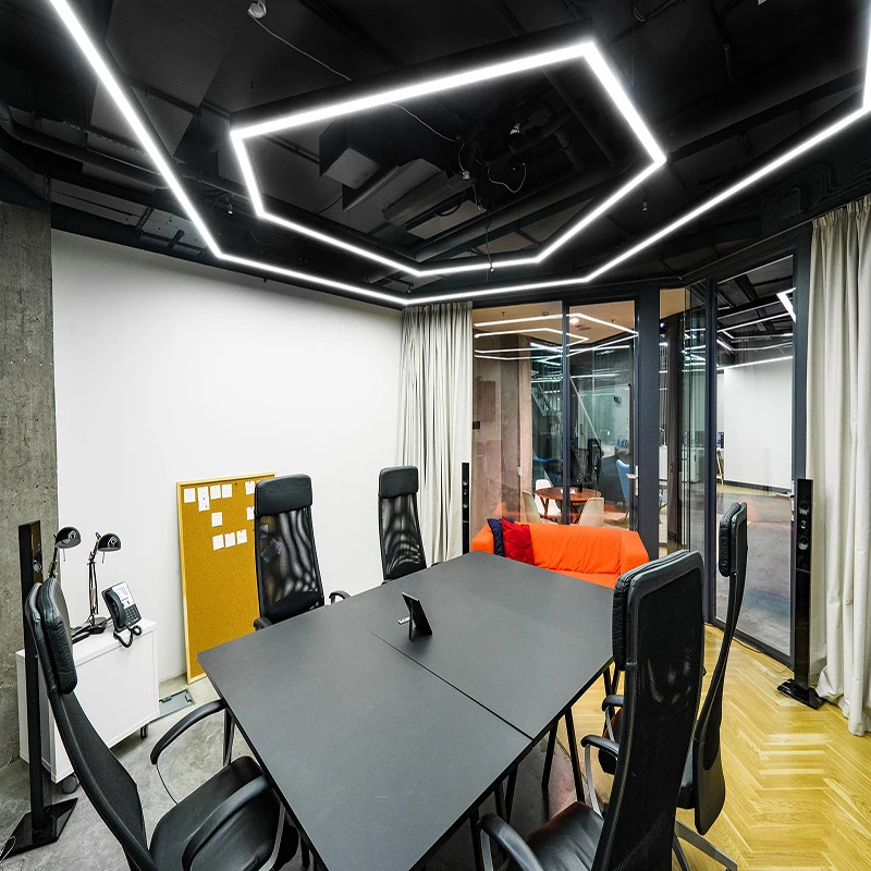 Easy Wring Seamless Linkable 4ft 8ft Led Linear Light Dali Dimming Linear 40w Led Linear Light