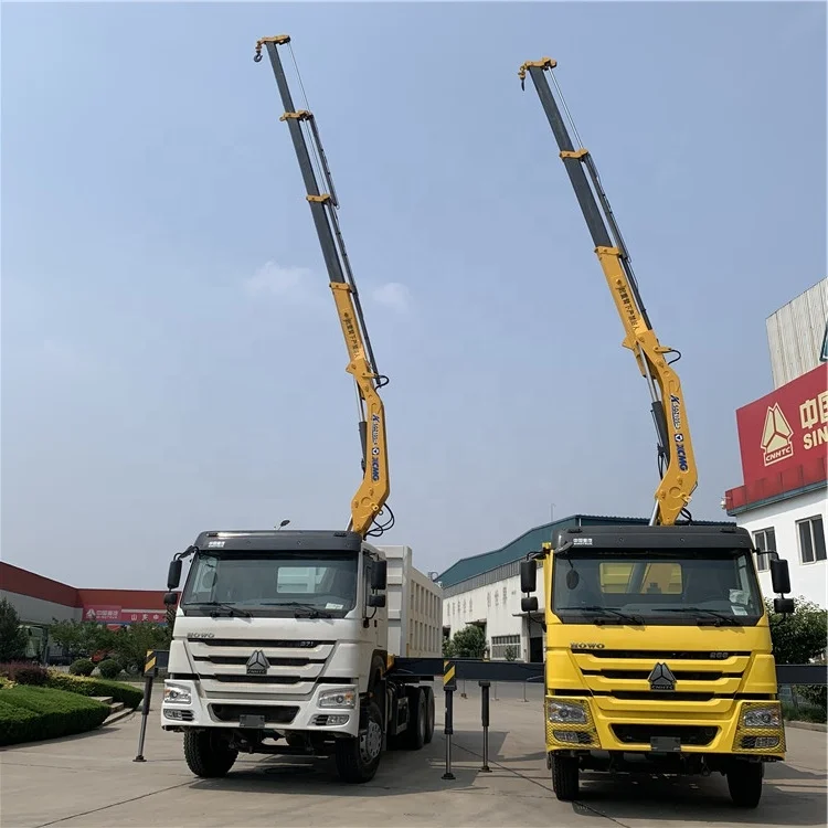 Xuzhou Manufacturer 2-14Ton Truck Mounted Crane Telescopic Boom Crane For Sale