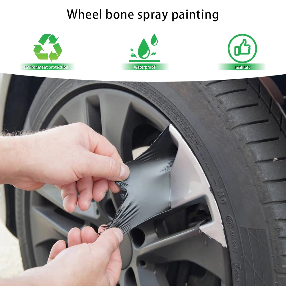 2024 Popular Peelable Aerosol Wheel Rubberizing Tire Coating Rubber Paint Spray