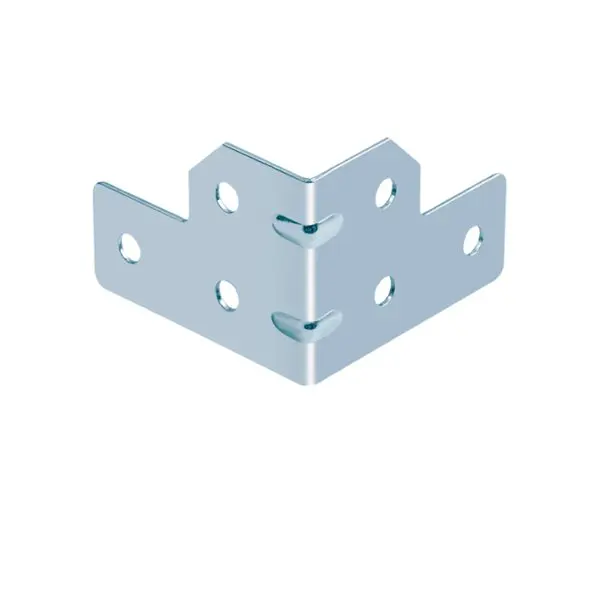 Furniture Hardware L-Shaped Steel Flat Angle Bracket Iron Metal Cabinet Frame Angle Bracket Fastener