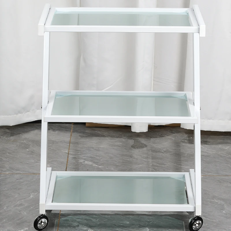 High Quality Stainless Beauty Salon Trolley Spa Cart Trolley With Wheels