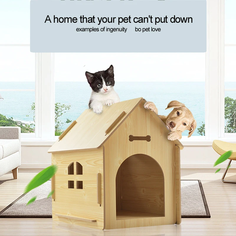 M size Safety Pet Dog Indoor House Crate Cave Room For Small Medium Animals