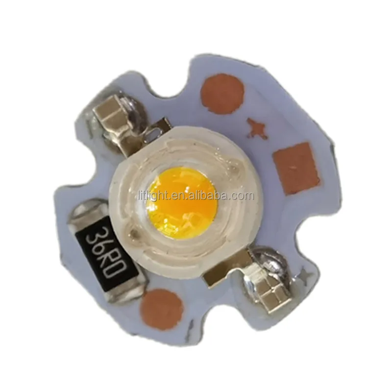12V 24V Voltage light source diode blue green red golden yellow pink warm/natural/cool white high power led chip with star pcb