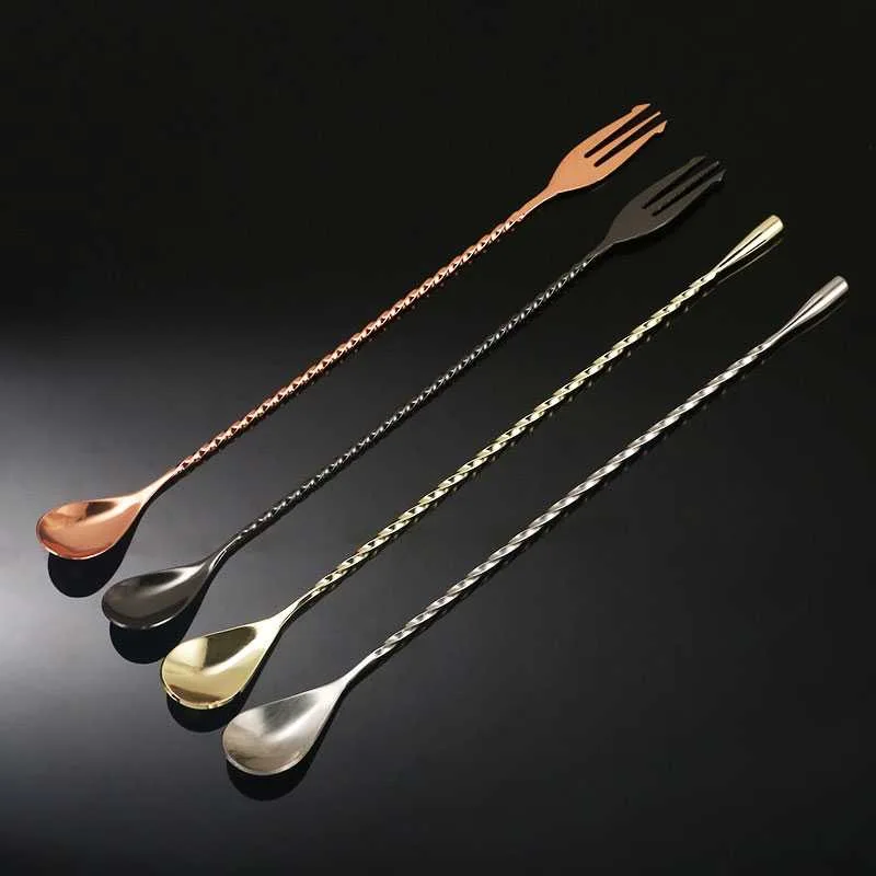 Muti-function Bar stirrer mixing spoon Stainless steel mixer stirrer Bar Spoon