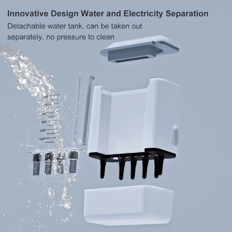 Hot Selling Waterproof Electric Head Scalp Massager Hair Growth Oil Serum Comb Regrowth Hair Treatment