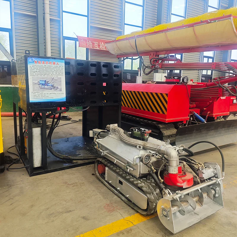 Underwater Cleaning Dredging Robot Crawler Rubber Tracked Dredging Robot