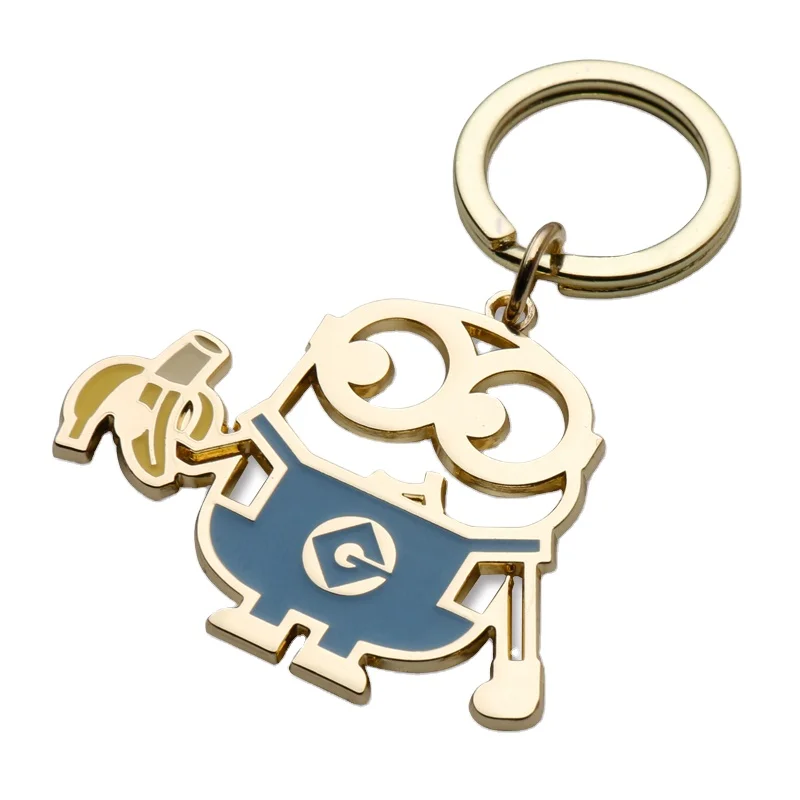 
Best-selling Anime Movie Theme Keychain Cute Cartoon Minion Keychain 