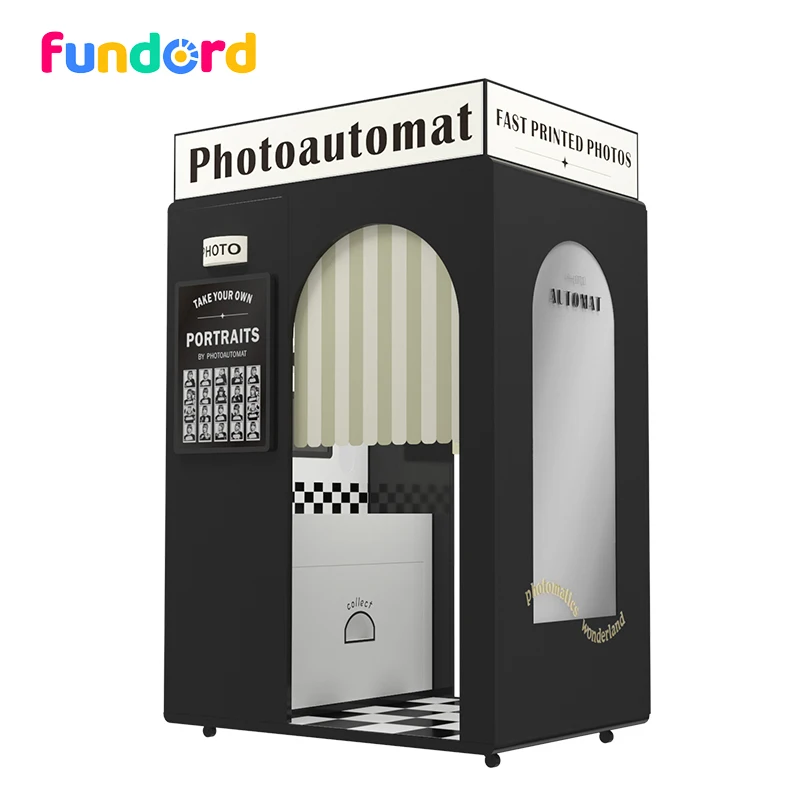 Fundord 2024 photo booth shell cabin photo booth machine with printer