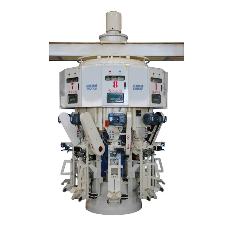 Good quality automatic 25kg50kg bag rotary 8 nozzles cement packer