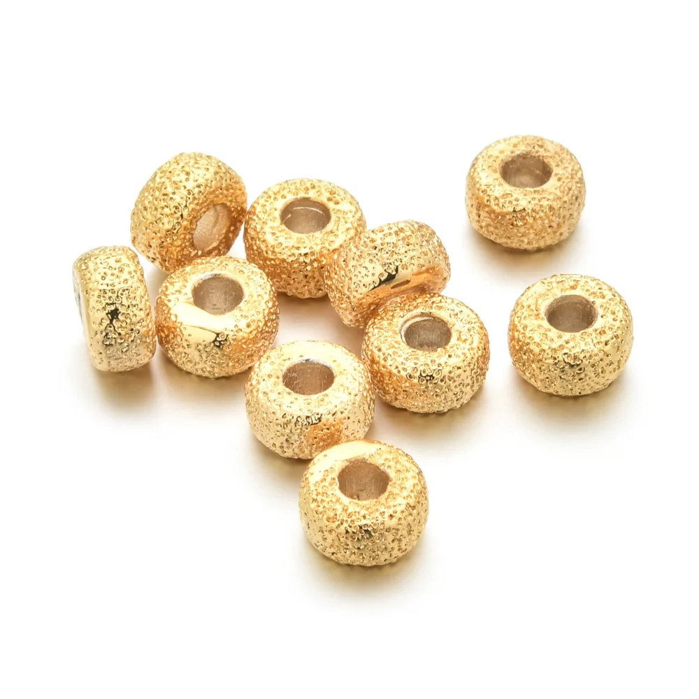 Forte Beads Jewelry Black Rose Gold and Gold Spacers for Wholesale