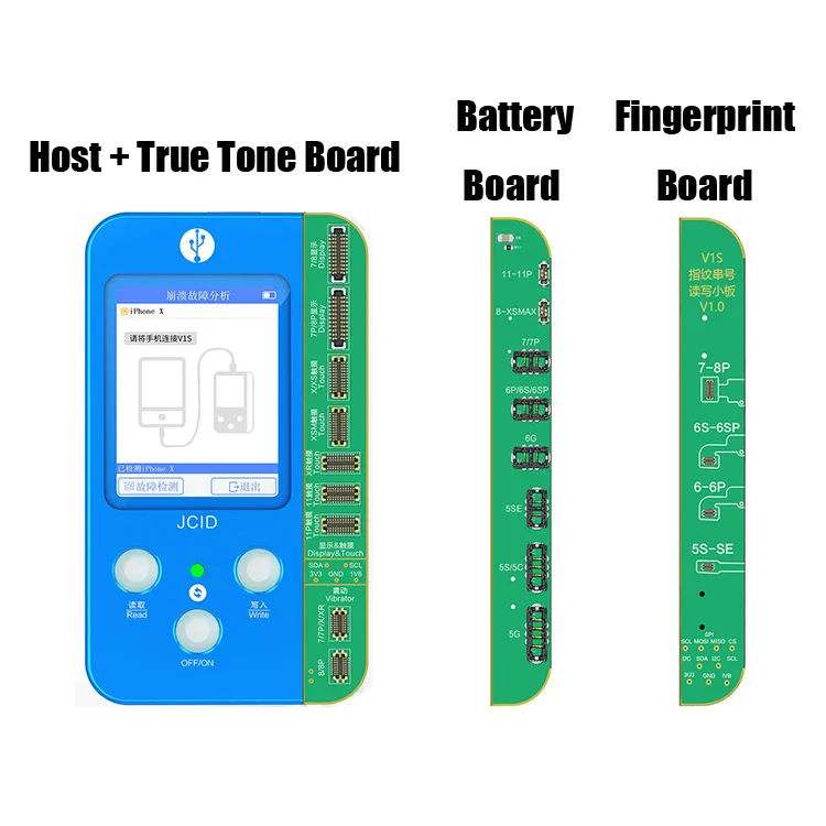 
2020 JC V1S True Tone Light Sensor Fix Programmer Battery Fingerprint Read write Machine for iphone 7 8 Plus X XS Max 11 Pro Max 